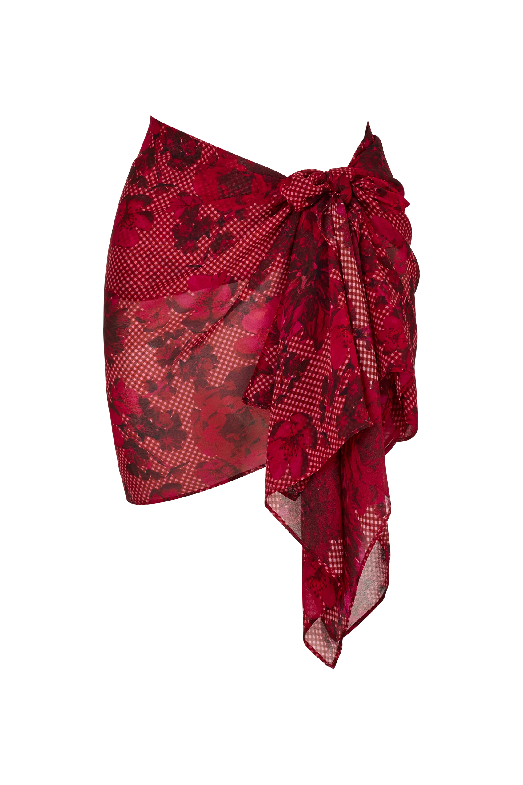 Georgette Sarong in Rose - Image 9