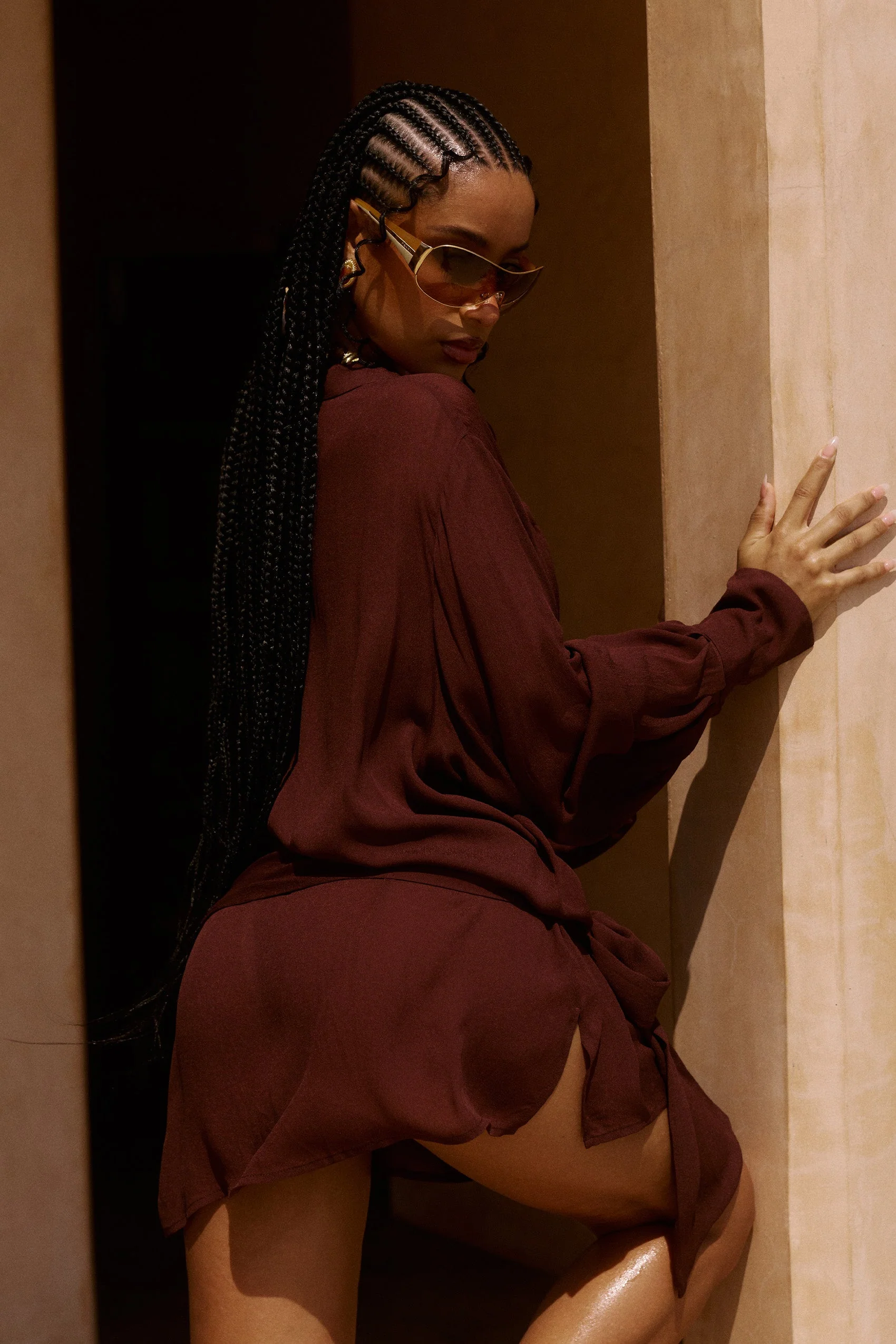 Melia Shirt Dress in Makoa - Image 2