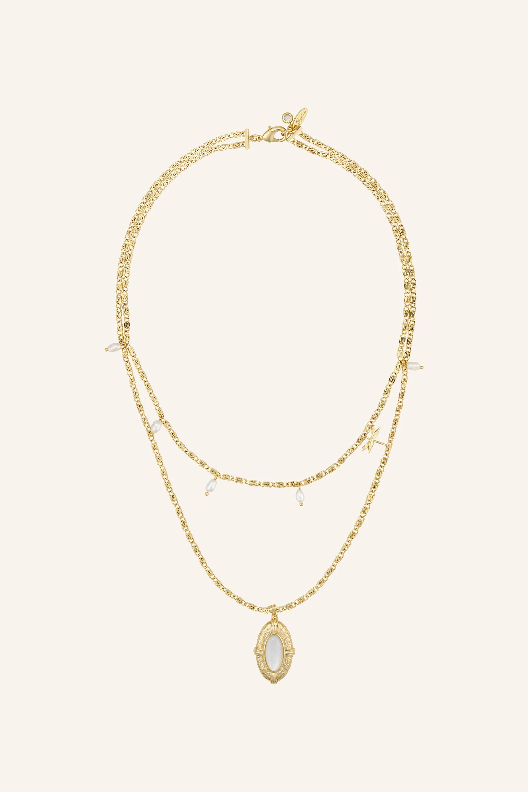 Mirae Necklace in Pearl