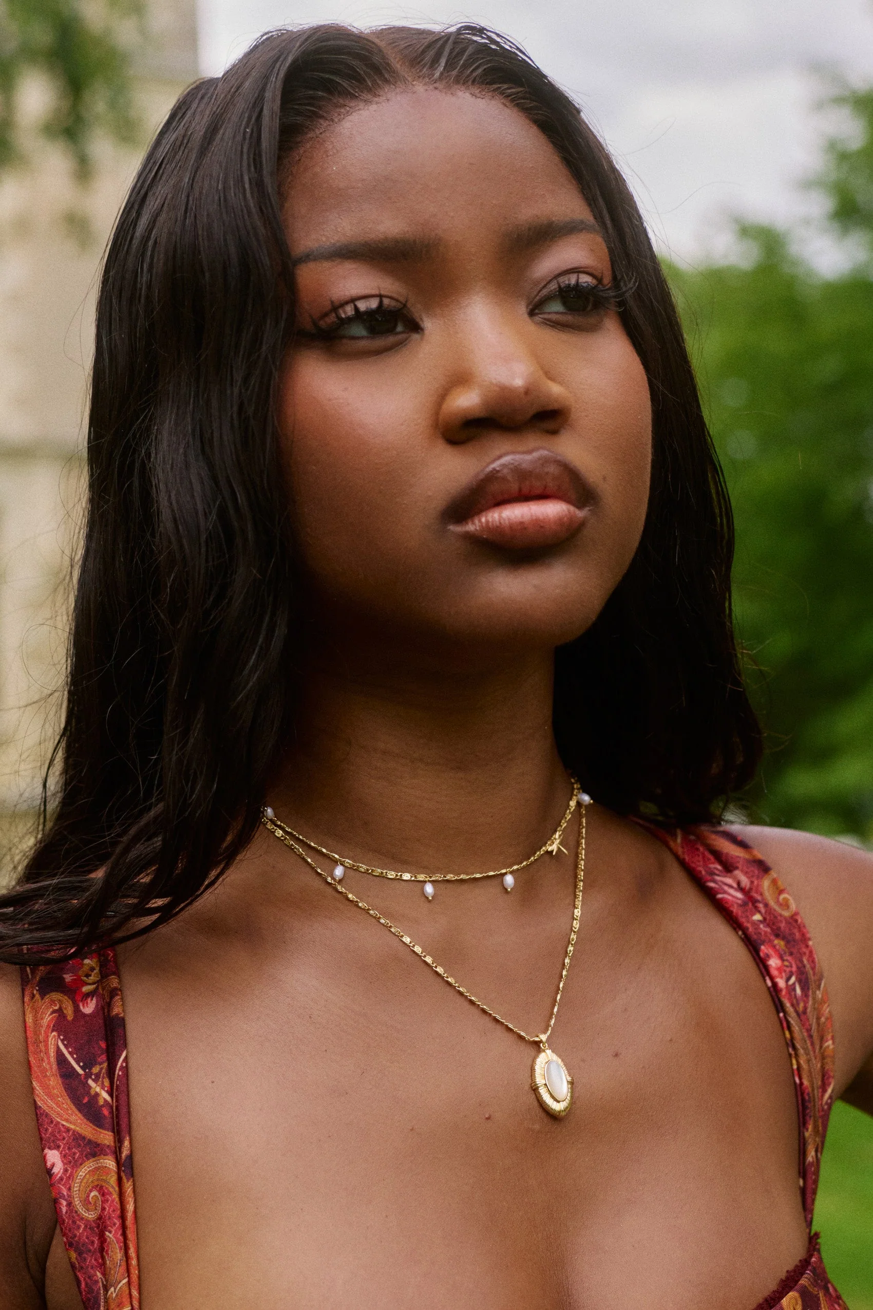 Mirae Necklace in Pearl - Image 6