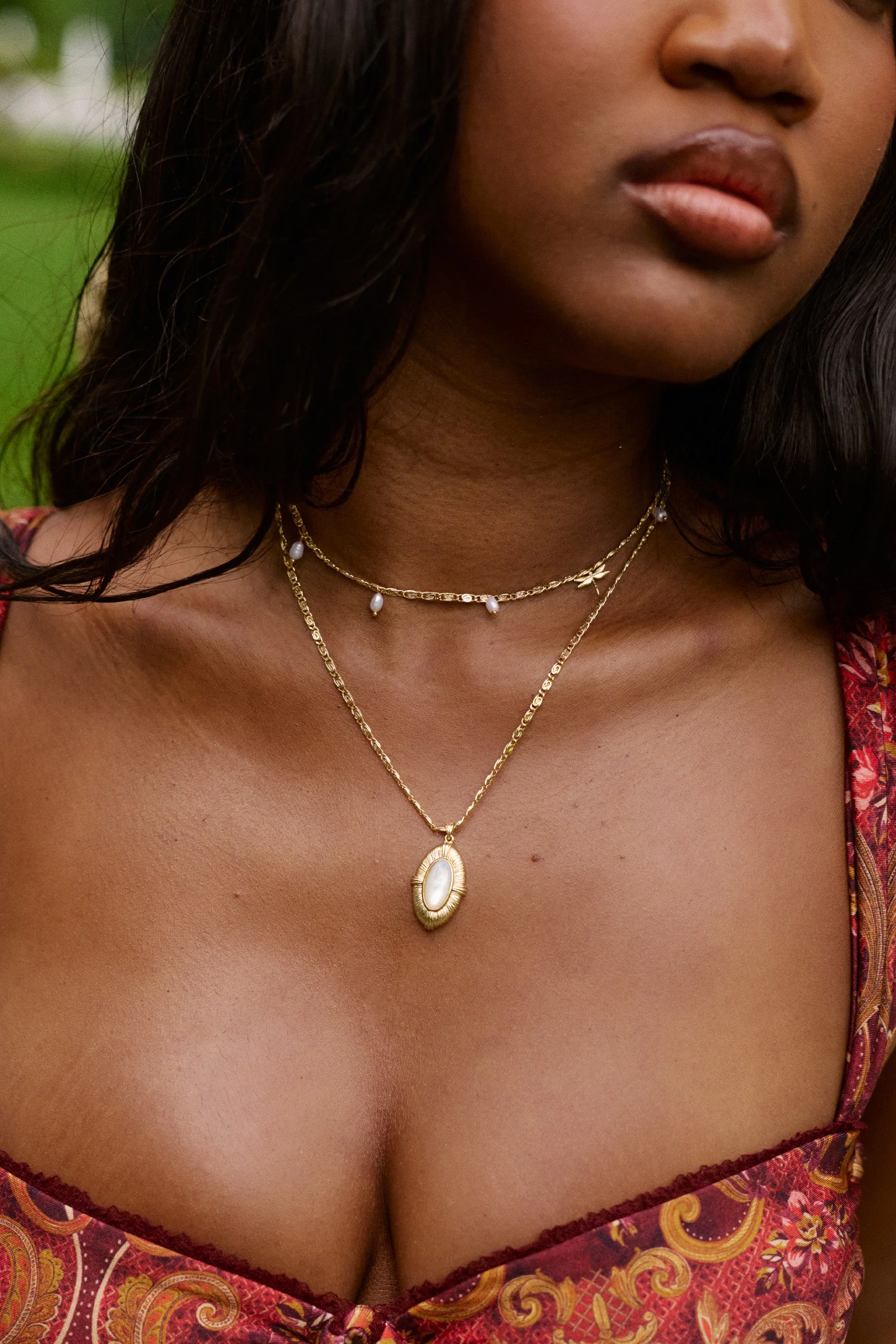 Mirae Necklace in Pearl - Image 8