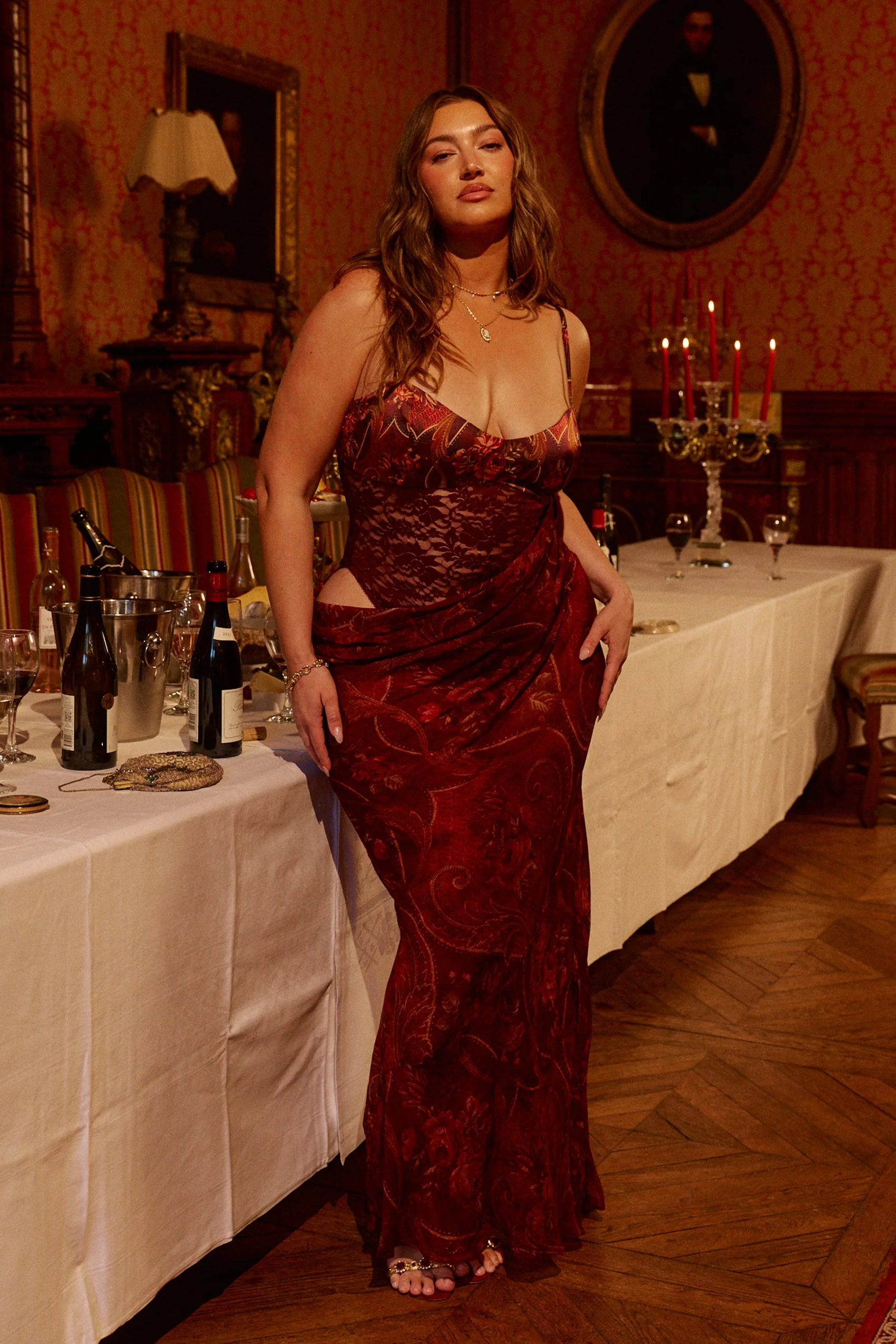 Velora Maxi Dress in Rosetta - Image 5