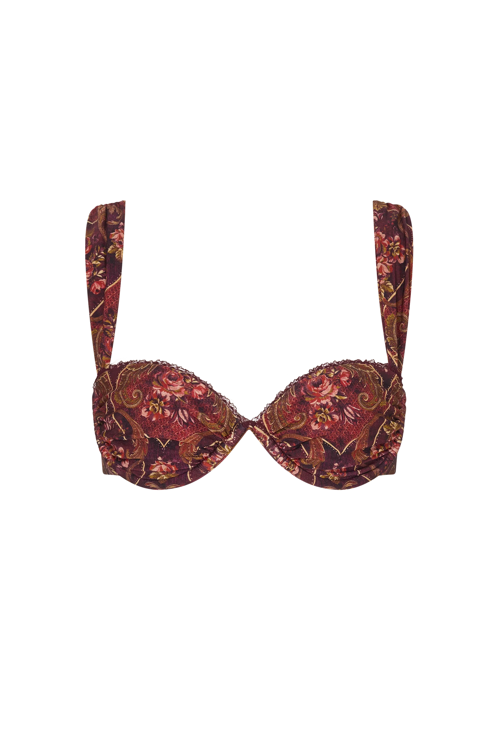 Ventura Bikini Top in Rosetta - Image 12